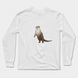 Asian Small Clawed Otter Long Sleeve T-Shirt